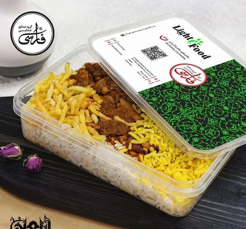 پخش غذای فارسی سعادت آباد: کترینگ و غذای آماده شرکتی، شامل خورشت قیمه و برنج زعفرانی در ظروف بهداشتی. انتخابی سالم برای وعدههای غذایی.