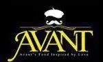 تصویر لوگوی فست فود آوان به رنگ طلایی روی پس زمینه مشکی، با نماد سرآشپز کلاه به سر و سبیل. نمادی از غذاهای خوشمزه و با کیفیت الهام گرفته از عشق.