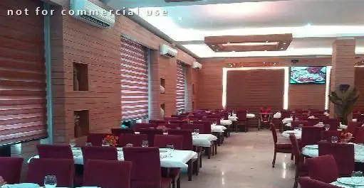 فضای داخلی زیبای رستوران ایرانی شاندیز ماهان با دکوراسیون مدرن، میز و صندلی‌های مرتب و محیطی دلنشین برای صرف غذا.