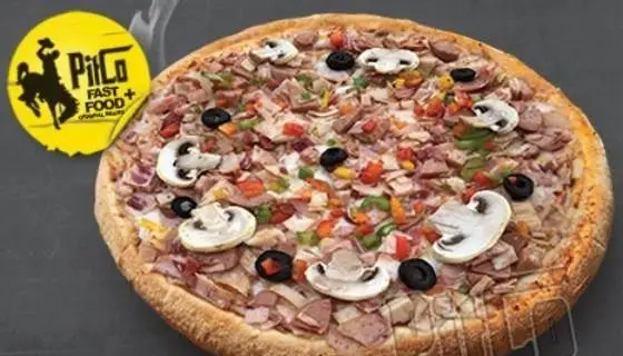 پیتزا پرملات و هیجان‌انگیز فست فود پیتکو با ترکیب قارچ، زیتون سیاه، فلفل دلمه‌ای رنگی و چندین مدل گوشت لذیذ. سفارش آنلاین از PitCo.