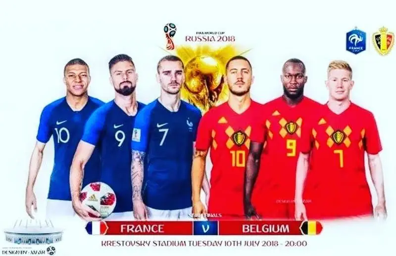 تماشای مهیج نیمه نهایی جام جهانی ۲۰۱۸ فرانسه و بلژیک در کافه رستوران دیاکو با بهترین فضا و منوی متنوع.