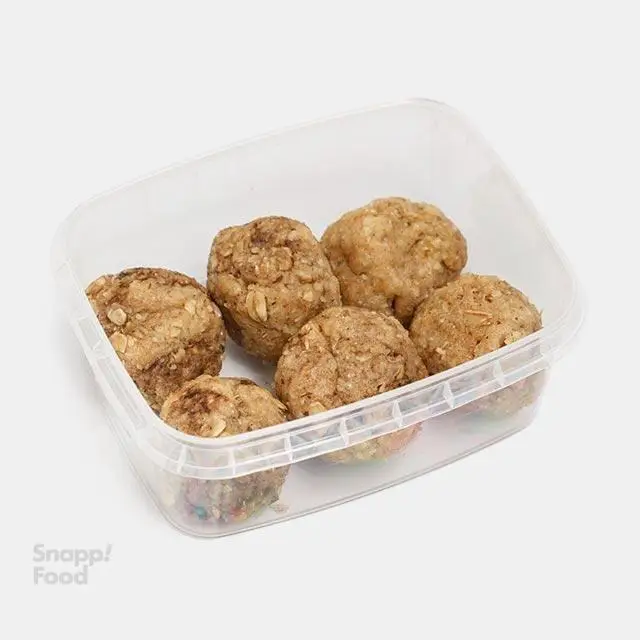 توپک‌های انرژی اوتمیل پروتئینی و کوکی‌های رژیمی پرو کالری سعادت آباد، میان وعده سالم و مغذی، قابل سفارش آنلاین