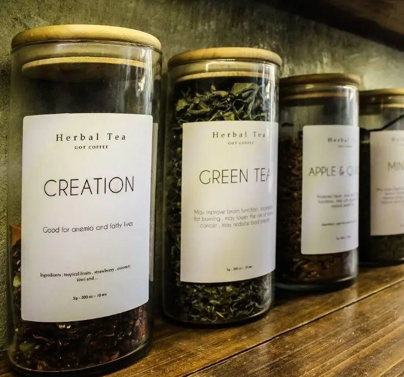 مجموعه متنوع چای های گیاهی Got Coffee با بسته بندی جذاب. دمنوش‌های CREATION، GREEN TEA، و APPLE با فواید سلامتی بی‌نظیر.