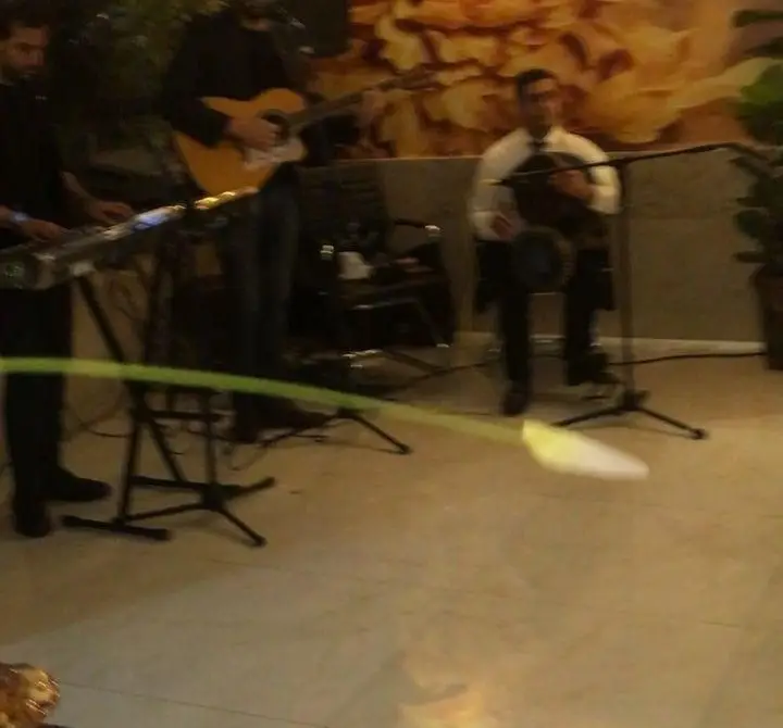 اجرای موسیقی زنده توسط گروه در کافه رستوران سنتی دیبا، فضایی دلنشین و سرگرم‌کننده برای مشتریان ایجاد کرده است.