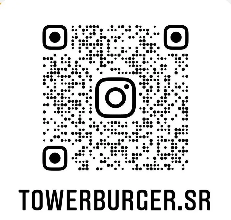 کد QR اینستاگرام کافه فست فود برج برگر برای دسترسی سریع به منو، سفارش آنلاین و مشاهده جدیدترین تخفیفات و اخبار.