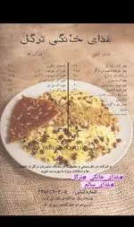 منو و لیست غذاهای خانگی و سالم تهیه غذای ترگل شامل پلو، کباب، خورش. سفارش آنلاین غذاهای ایرانی با کیفیت بالا.