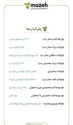 تصویر پروفایل رستوران مزه