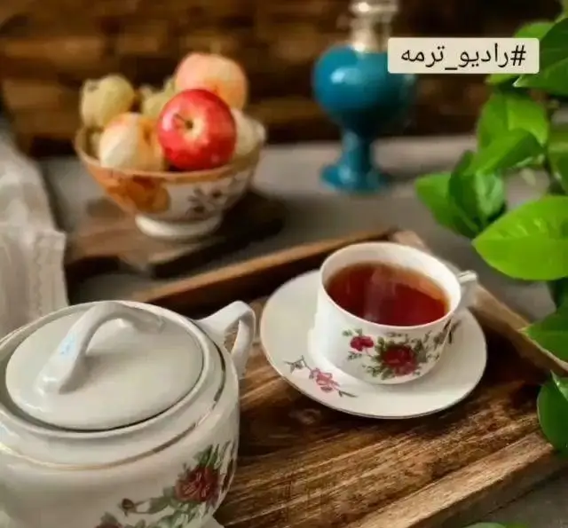 تجربه یک فنجان چای معطر و میوه‌های تازه در کنار عزیزان در محیط دلنشین و اصیل رستوران سنتی ترمه. لحظاتی خوش و خاطره‌انگیز.